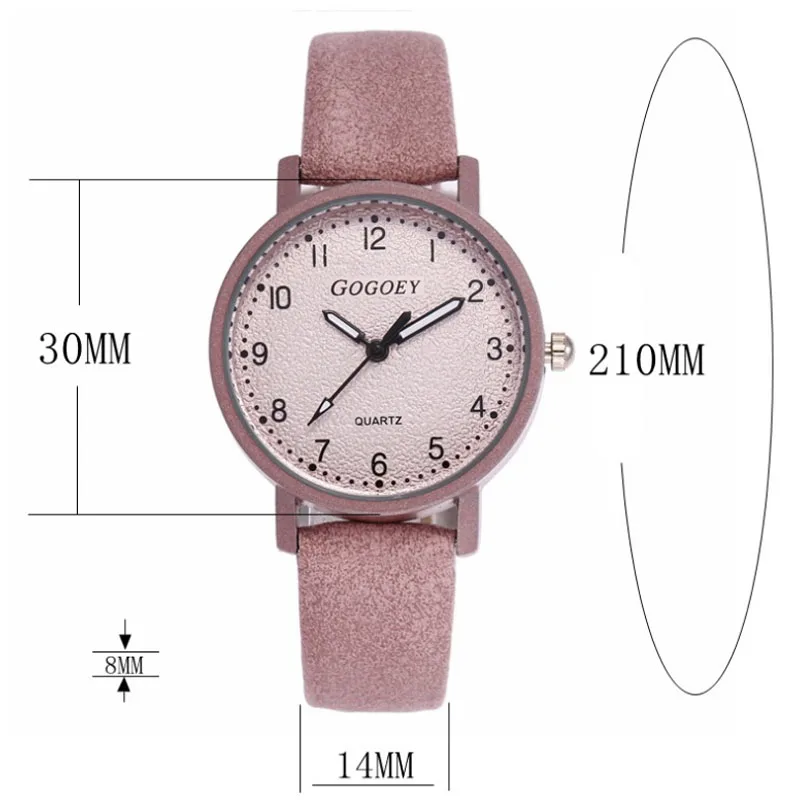 

Hot Fashion Women Simple Dial Wrist Watches Casual Luxury Leather Quartz Watch Gift Clock Relogio Feminino Drop Shipping