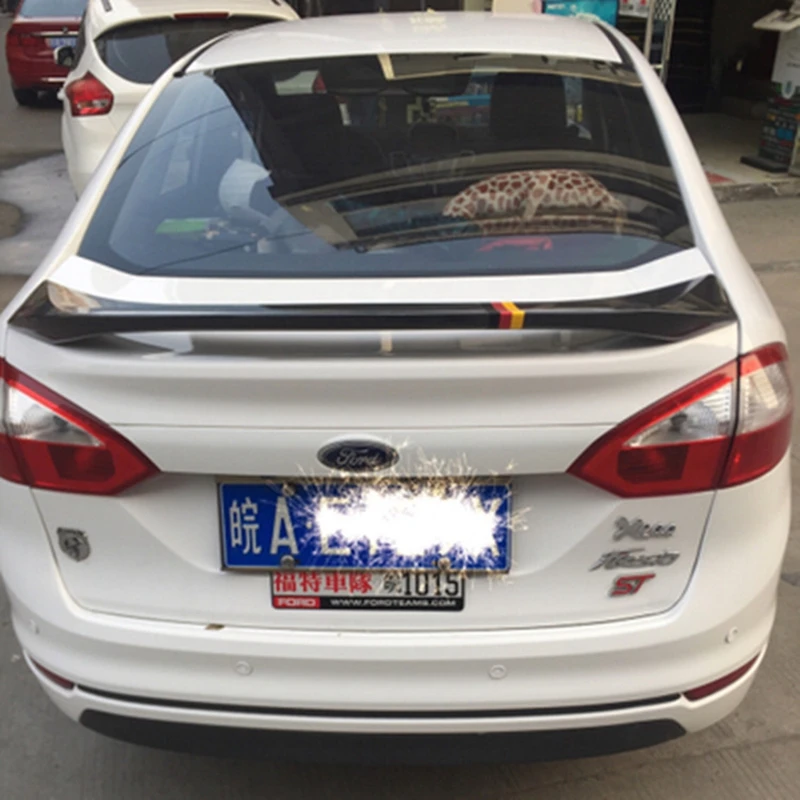 Для Ford Fiesta Sedan 4doors 2009 2016 авто АБС пластик неокрашенный Праймер цветное заднее
