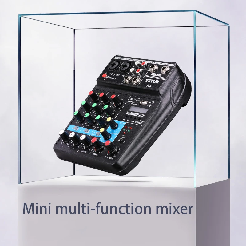 FELYBY миксер Профессиональный Домашний USB Bluetooth маленький с реверберации пояс