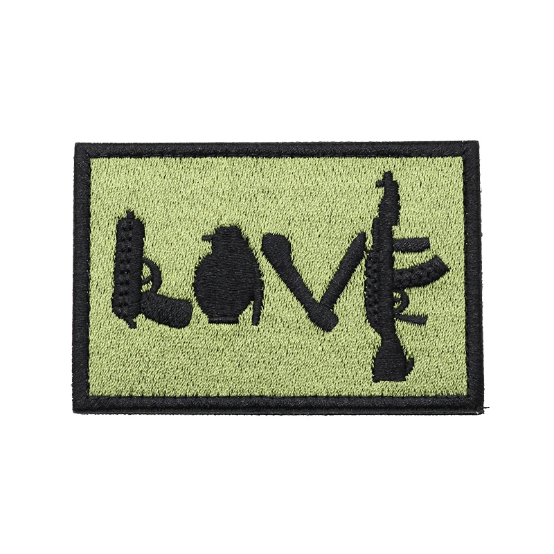 

3D Embroidery Armband Military Tactics Special Warrior Gas Badge Army Fan Clothing Backpack Hat Outdoor Sports Badge Patch