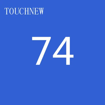 74 TOUCHNEW, 168 цветов, одиночные художественные маркеры, кисть, эскиз, на спиртовой основе, маркеры, двойная головка, манга, ручки для рисования, товары для рукоделия - Цвет: 74