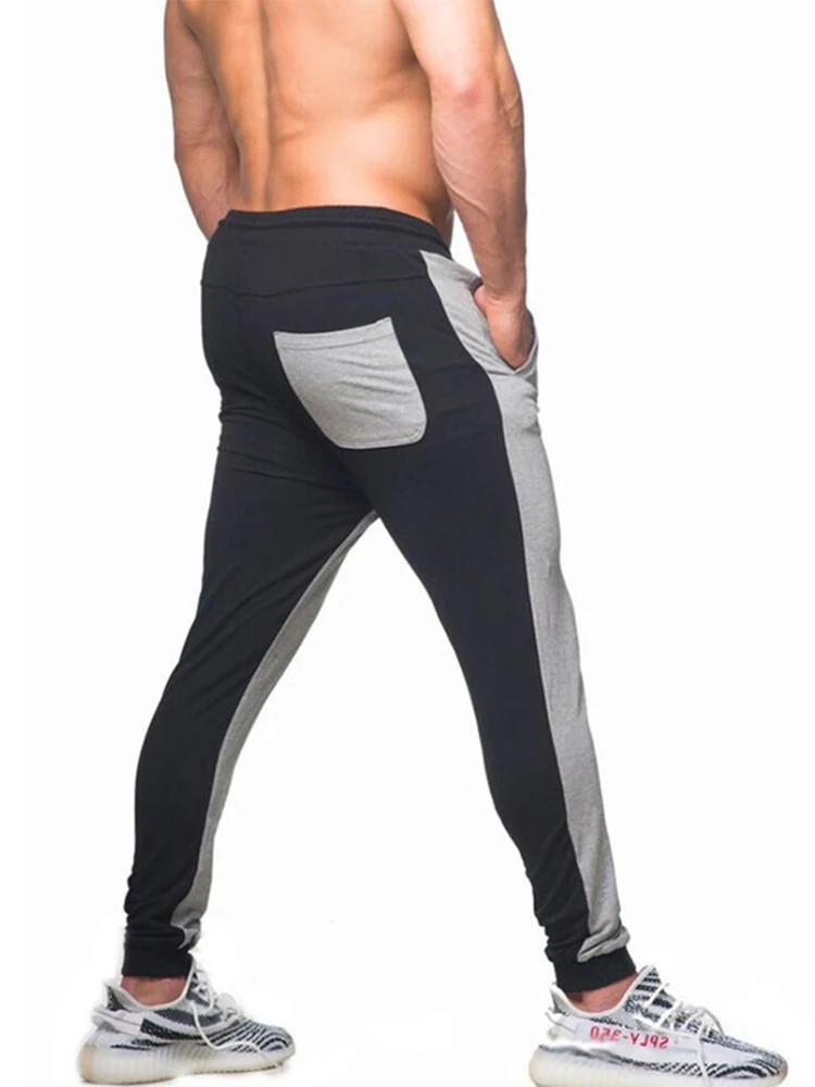 

GYMOHYEAH 2018 Fashion Splice Mens Sportswear Pants Jogger Pants Drawstring Classic Casual Mens Track Pants Street Sweatpants