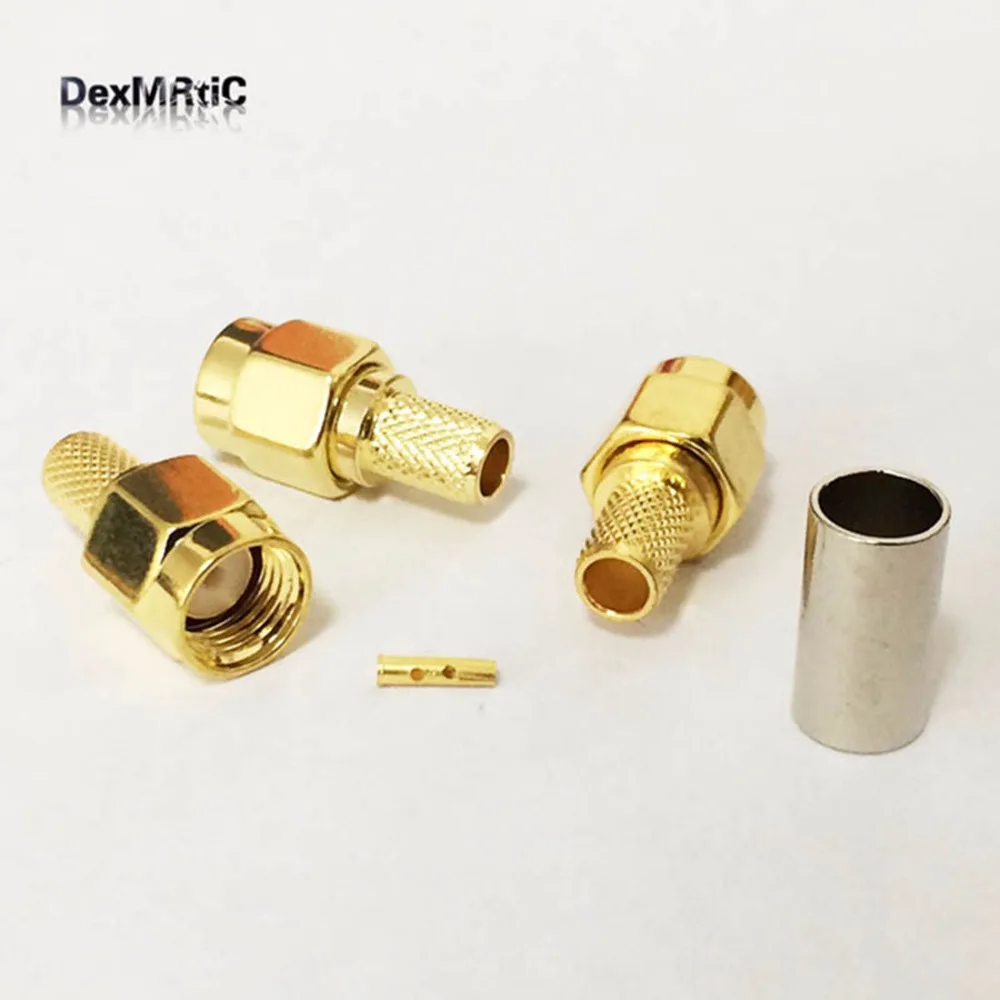 10 шт. НОВЫЙ RP SMA разъем для LMR195 RG58 кабель оптовая продажа провода|connectors for cables|connector