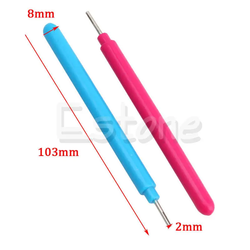 Новая Горячая 1 шт случайная бумага с прорезями Quilling Tools Muticolor Plastic DIY Paper Craft | Дом и