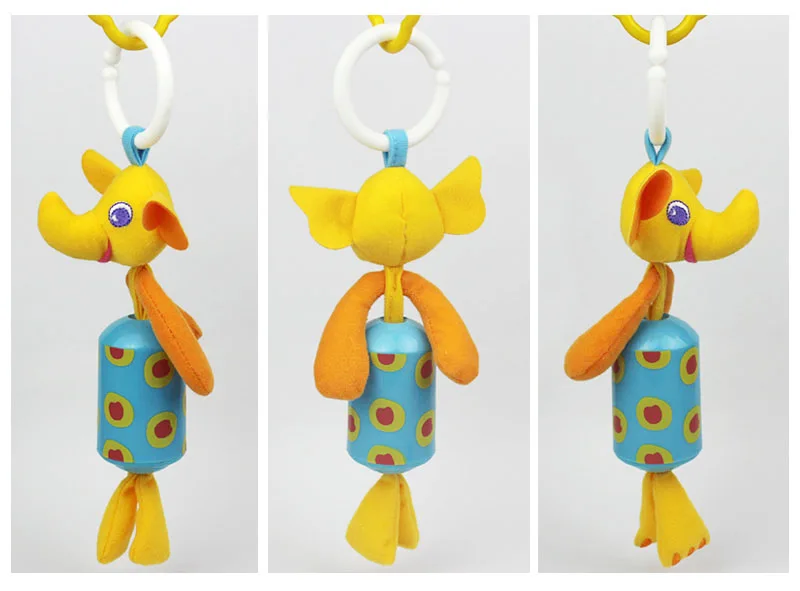 Мягкие музыкальные погремушки 27 см для новорожденных плюшевая Мягкая кукла с