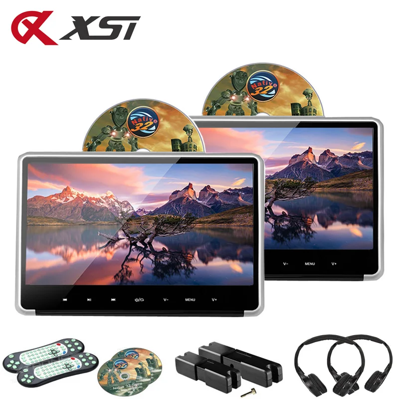 Автомобильный DVD плеер XST с сенсорным экраном 11 6 дюйма IPS HD 1080P поддержкой