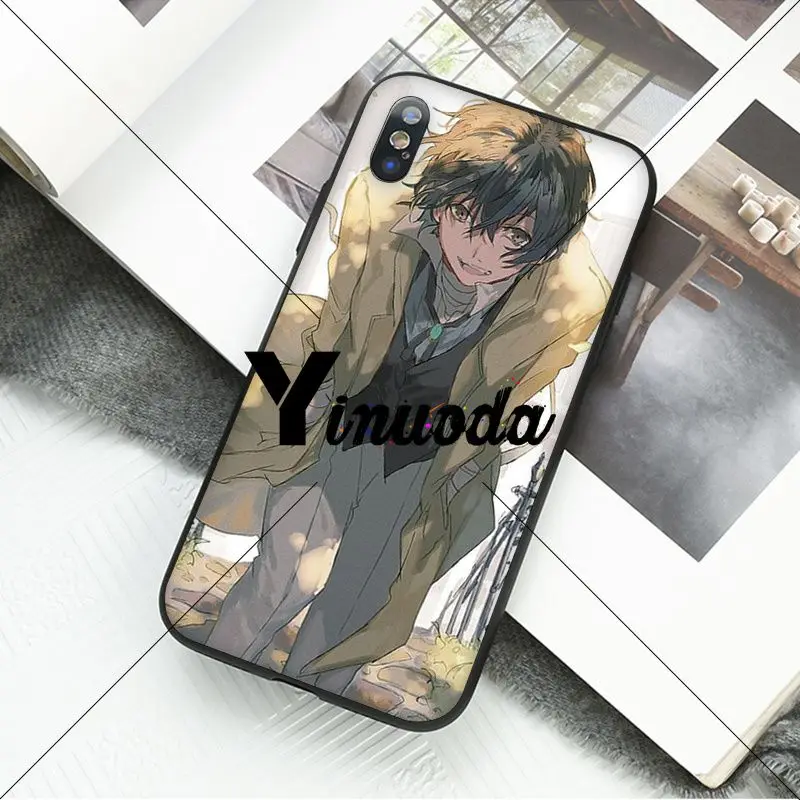 Yinuoda Bungou Stray Dogs Custom Photo Soft Phone Case for iPhone 6S 6plus 7 7plus 8 8Plus X Xs MAX 5 5S XR | Мобильные телефоны и
