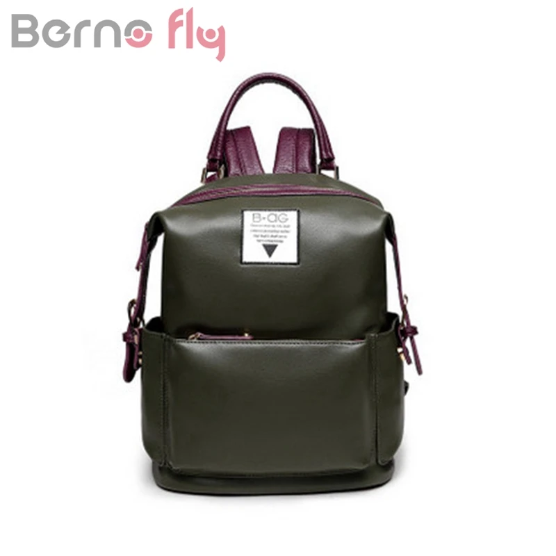 BERNO Fly в Корейском стиле из искусственной кожи Для женщин мужчин путешествия