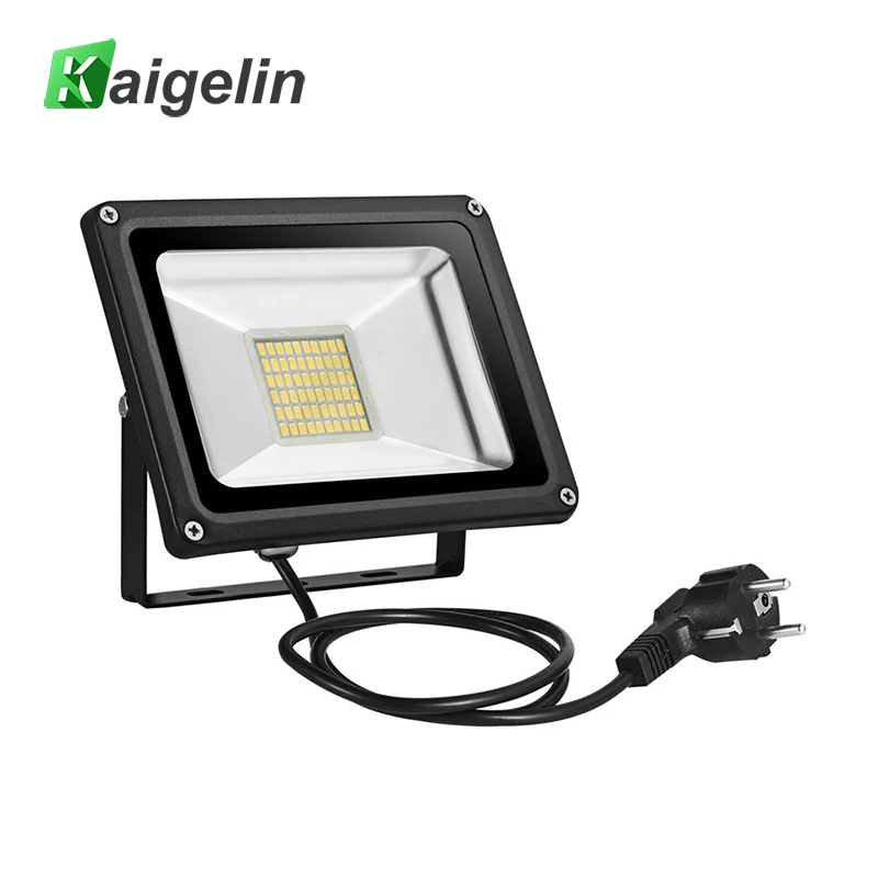 Kaigelin LED прожектор 30 Вт 220 В Наружное освещение Refletor EU Plug прожекторы светодиодный