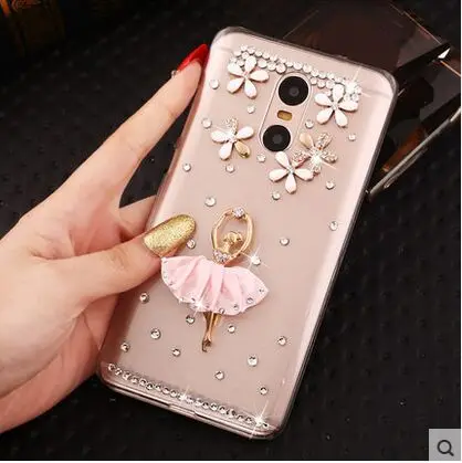 Роскошный модный чехол с кристаллами мягкий бриллиантами для Xiaomi Redmi 4 Pro 4A 4X Note 3