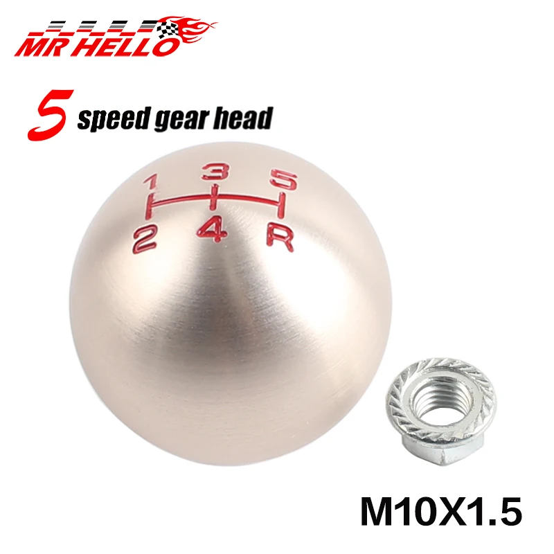 

Алюминиевая шариковая ручка переключения передач 5/6 скоростей JDM ДЛЯ Honda Fit Civic City FD2 FN2 EP3 TYPE R DC2 DC5 AP1 AP2 S2000 F20C