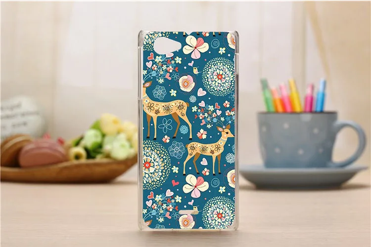 Новейший Модный узор защитный чехол на заднюю панель для sony Xperia J St26i phoen чехол для sony J ST26i чехол