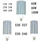 E26 E27 светодиодная лампа E39 E40 светодиодная лампа SMD5730 110 В 220 В 12 Вт 15 Вт 25 Вт 30 Вт 40 Вт 50 Вт 60 Вт 80 Вт 100 Вт Освещение для дома