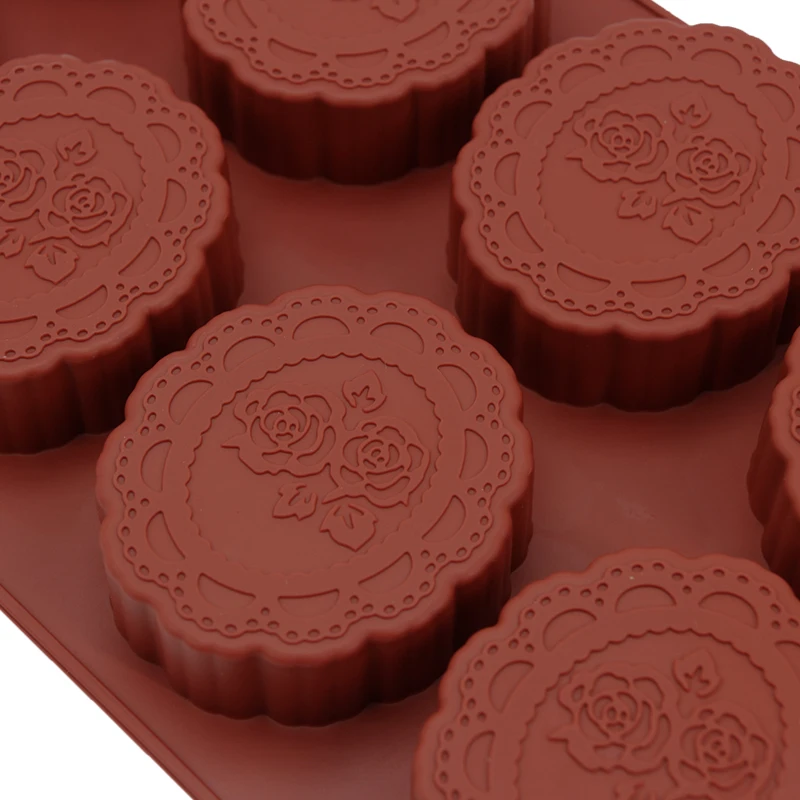 FILBAKE силиконовая форма для выпечки Луна Цветы Узор торта праздника середины
