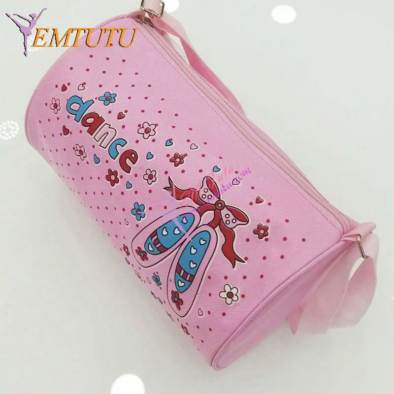 Розовая балетная сумка для девочек водонепроницаемая холщовая Сумка малышей