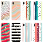 Чехол для телефона Huawei Nova Smart Lite 2017, мягкий силиконовый чехол в полоску, задняя крышка в горошек для Huawei Nova 2i 2 Lite Plus 3 3I 3E