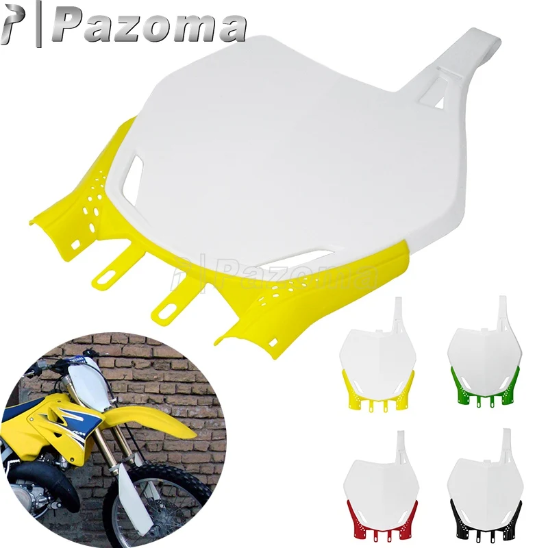 Передняя номерная табличка для мотокросса Honda Yamaha Suzuki RMZ RM DRZ 125 250 450 SXF SX XCW XC EXC XCF WR YZ