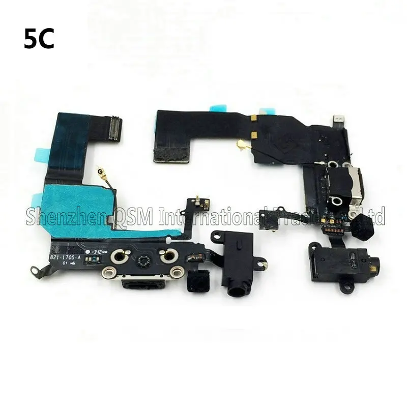 Зарядный шлейф для iPhone 4S 5 5C 5S SE USB зарядное устройство Порт платы док-разъем с микрофоном гибкий кабель для iPhone 4S