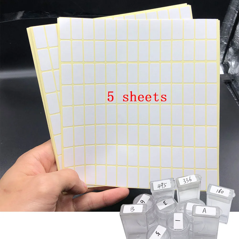 112 sticker 5 sheets 112 шт., регулируемые аксессуары для алмазной живописи, контейнер для инструментов, коробка для хранения, коробка для алмазной живописи, Daimond, аксессуары для рисования - Цвет: 112 sticker 5 sheets