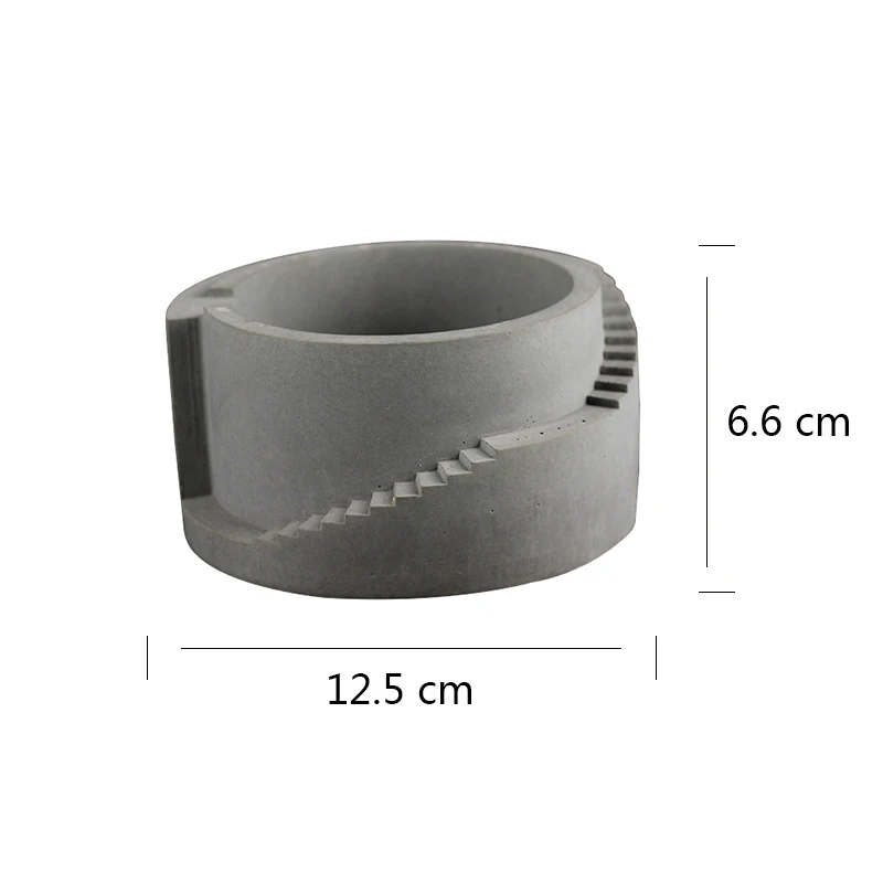 Новая силиконовая форма для бетонного плантатора круглого здания с формой