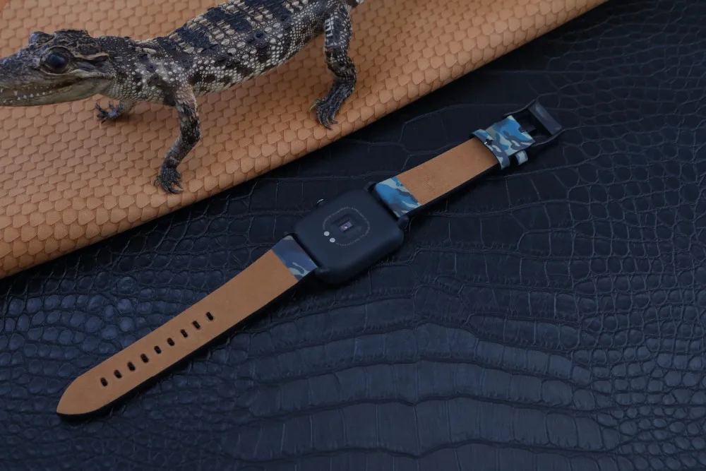 Кожаный браслет AMAZFEEL 20 мм для оригинальных Xiao mi Hua mi Amazfit Bip BIT PACE, Смарт-часы, браслет Lite Youth mi Fit, браслеты
