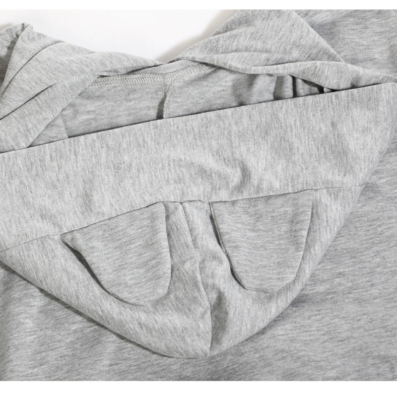 Толстовки с капюшоном для любителей кошек и домашних животных набивным карманом