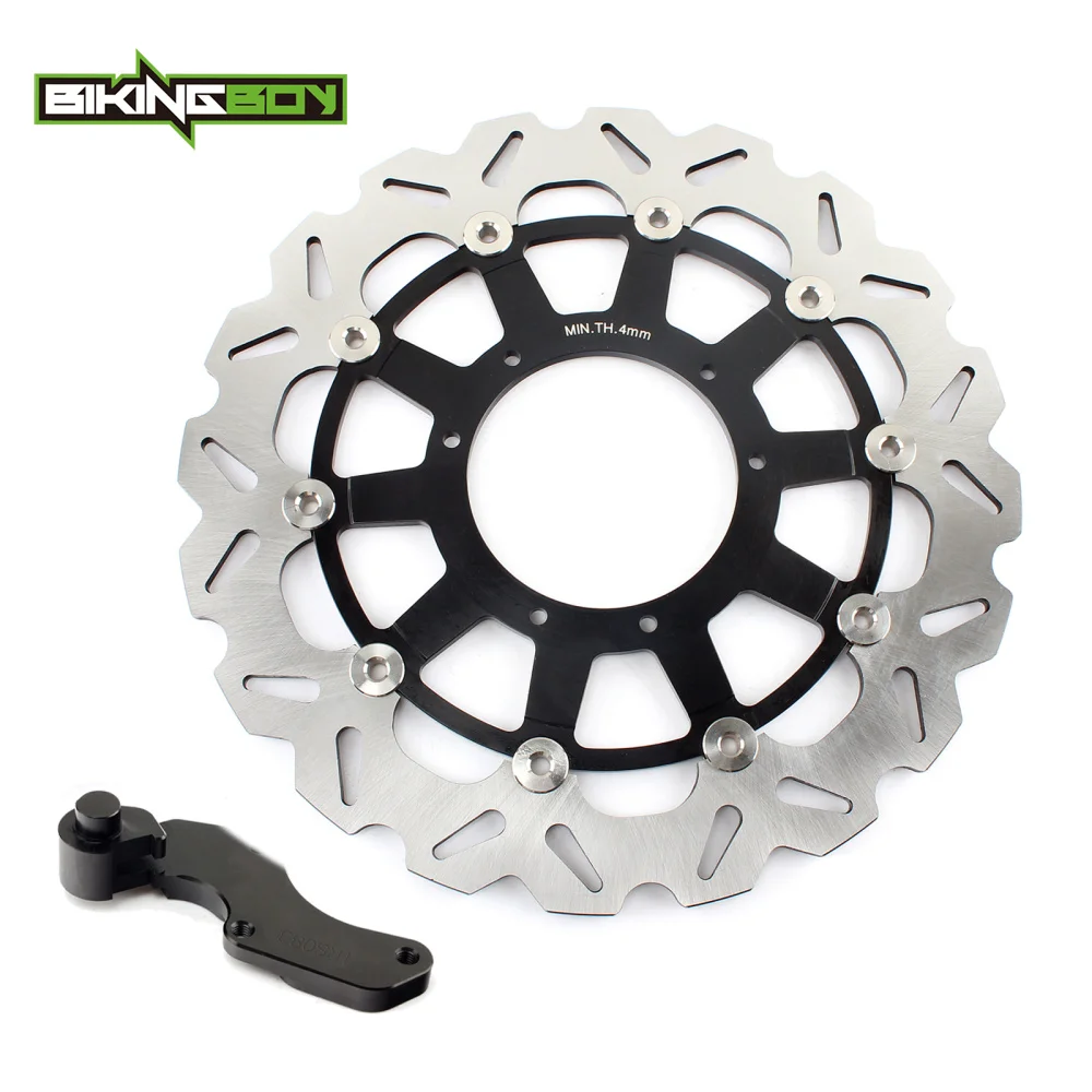 BIKINGBOY Oversize 125 мм спереди Диск Ротора кронштейн для CR 250 R E CRF 450 SUPERMOTARD 320 450X17 16 15 14 13 |