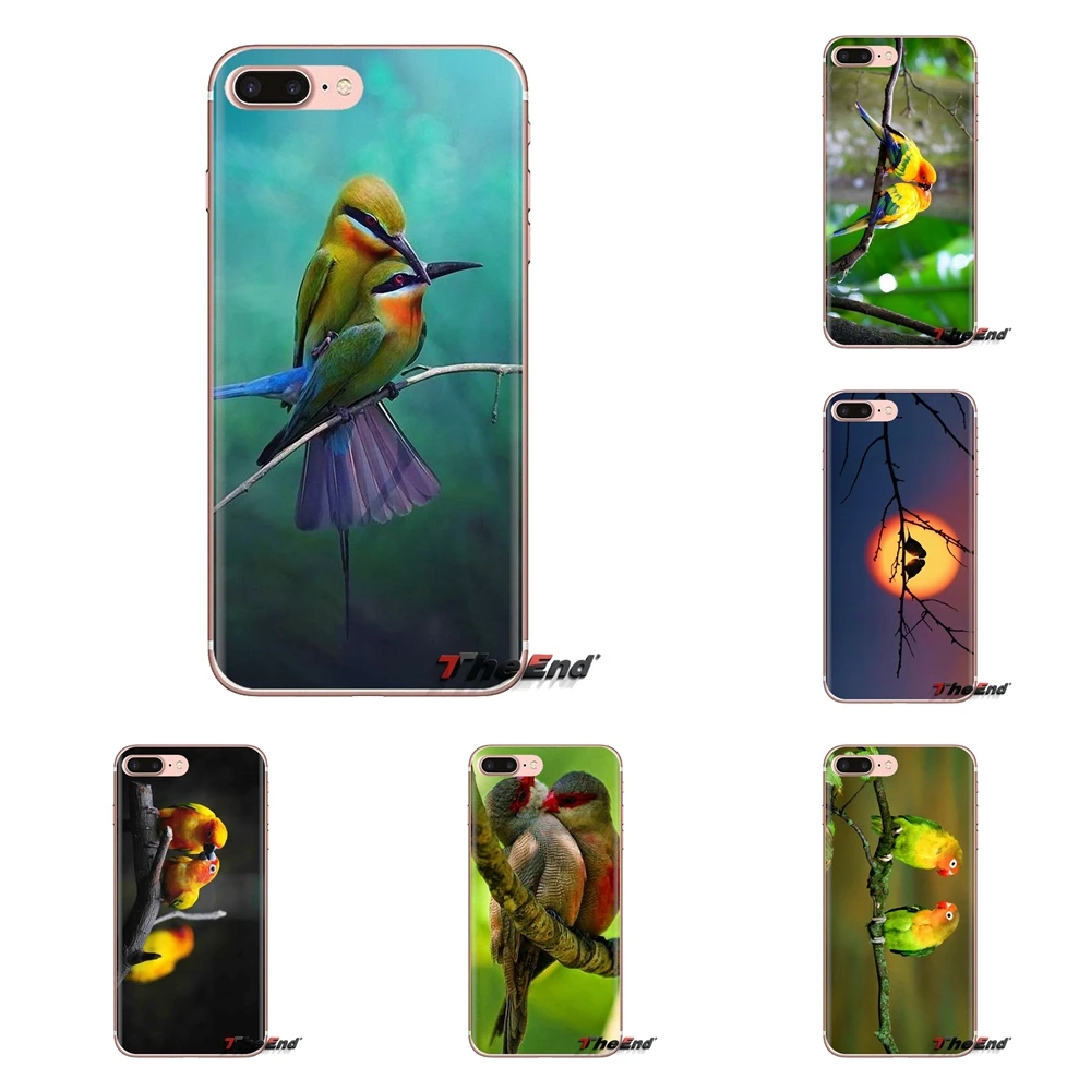 Чехол для мобильного телефона Huawei G7 G8 P7 P8 P9 P10 P20 P30 Lite Mini Pro P Smart Plus 2017 2018 2019 Love Birds