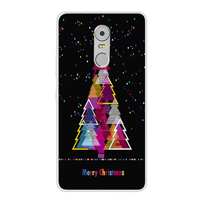 Чехол для Lenovo K6 Note Merry Christmas силиконовый чехол 5 &quot телефона Funda |