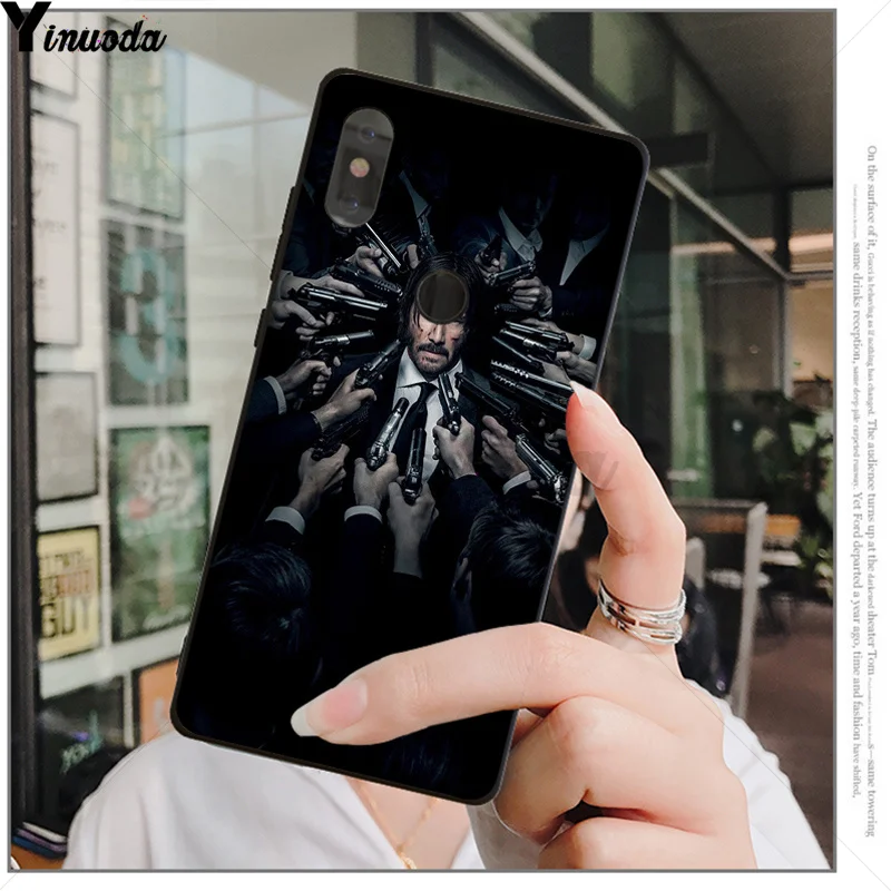 Yinuoda John Wick поделка-чехол для телефона Xiao mi Red 5 5Plus Note4 4X Note5 6A 6 x2 x2S | Мобильные