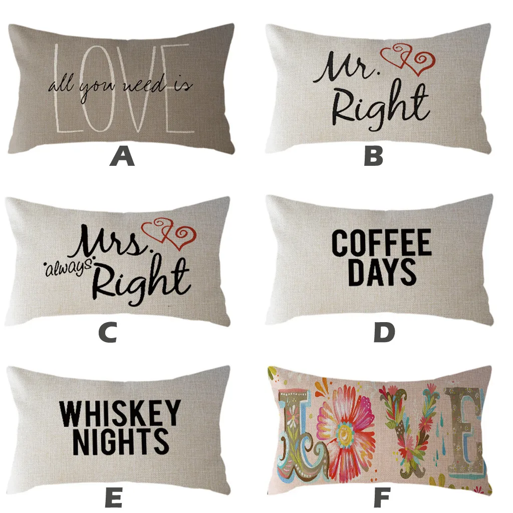 Quneed модная разноцветная Минималистичная Наволочка на День святого Валентина