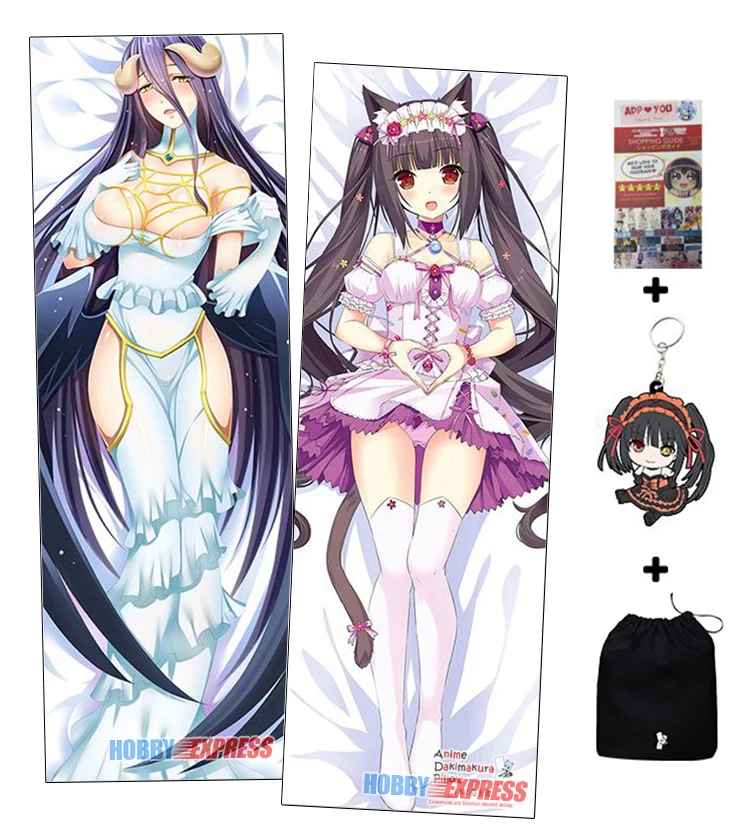 Хобби Экспресс Overlord Albedo и Nekopara Chocola Otaku Dakimakura японская подушка для обнимания чехол