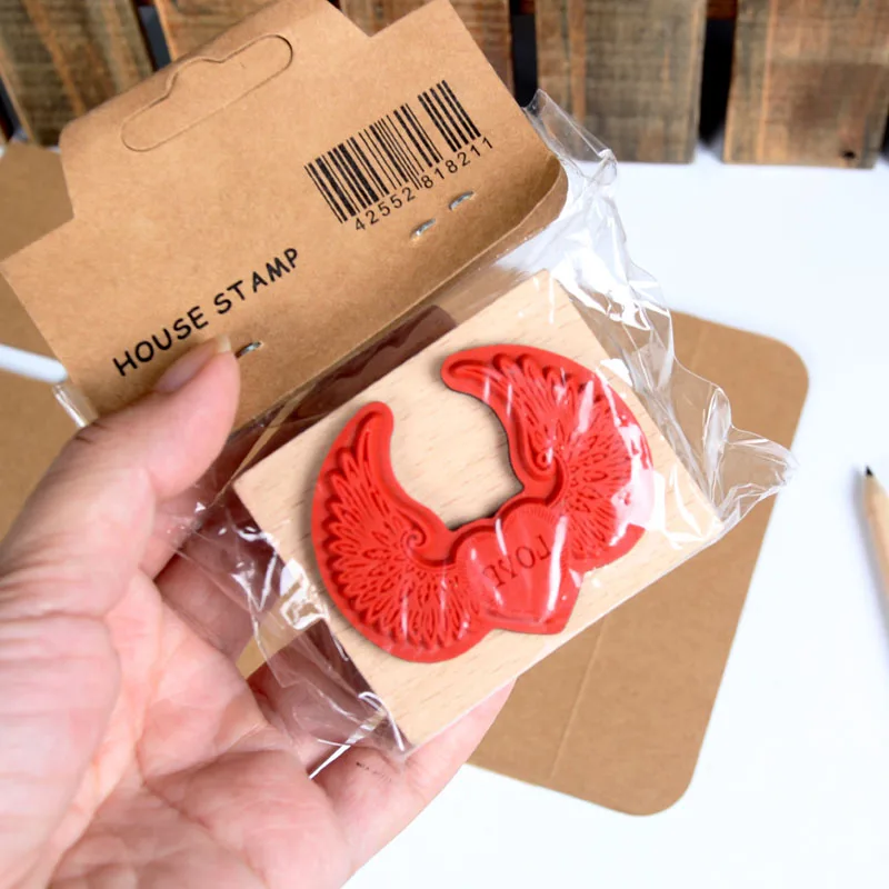 

Diy Scrapbooking Love Stamps Vintage Wood Wax Stamps Vintage Retro Romantic Love