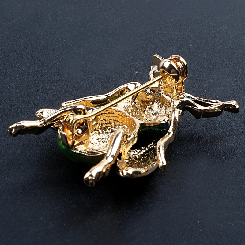 Модная брошь в виде пчелы кристалла значок для костюма праздничная бижутерия