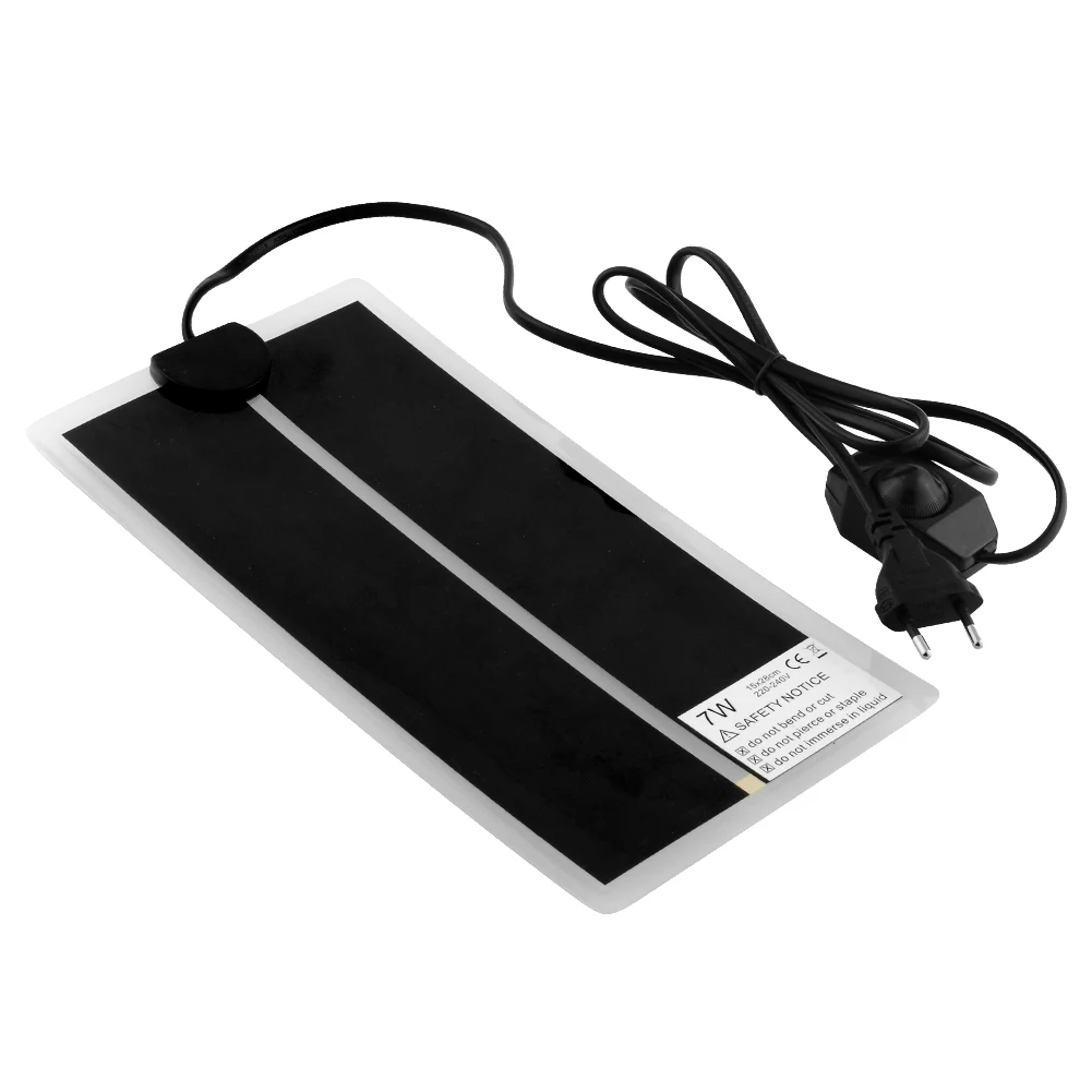 1 шт 7 W 220 ~ 240 V Регулируемый Температура Reptile кошка собака нагрева обогреватель для