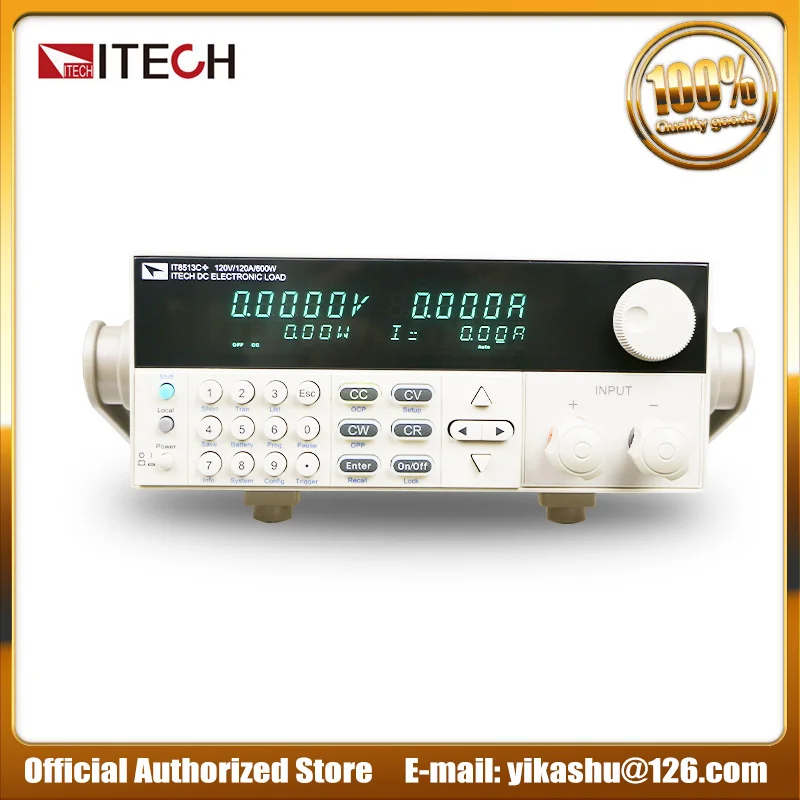 ITECH IT8513C+ Электронная нагрузка постоянного тока 120 V/120A/600 W