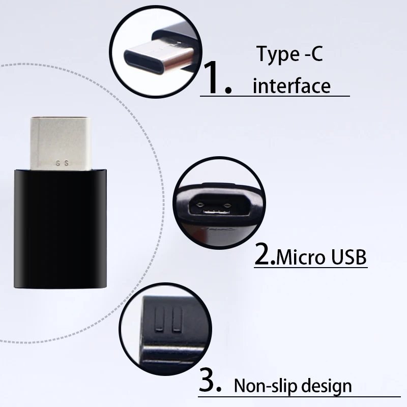 Для Samsung Micro USB к Type C адаптер конвертер Galaxy S8 S9 Plus Note 8 9 C9 быстрое зарядное
