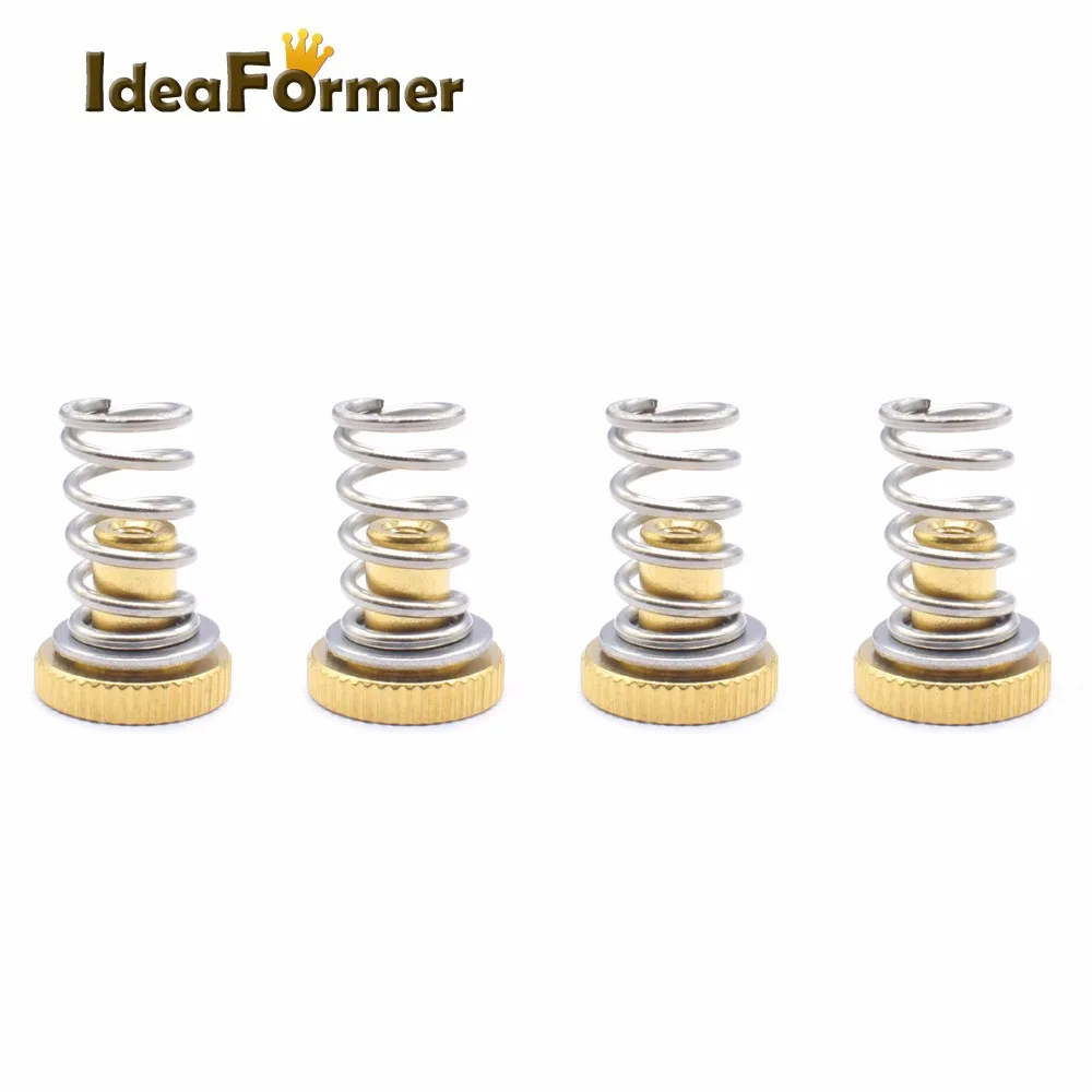 Запчасти для 3D-принтера IdeaFormer UM2 ULTIMAKER 2 регулировочных гайки + пружины плоские