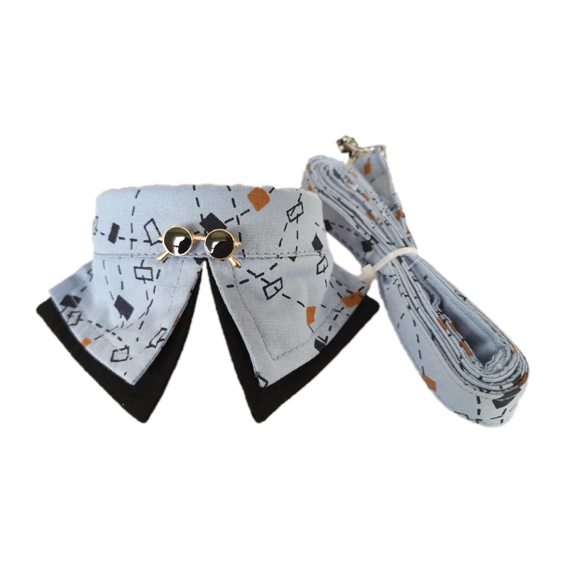 Blue 051 Ambaby Проверено cat ошейник с ремешком удобные ошейник для щенков поводок интимные аксессуары для маленьких собак животные - Цвет: Blue 051