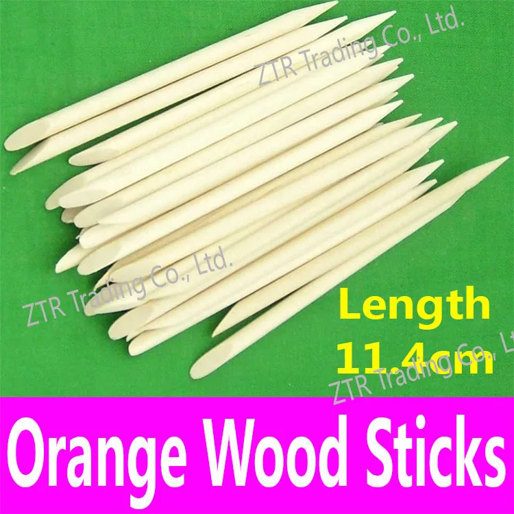 3 шт. деревянные палочки для удаления кутикулы 11 4 см|wood stick cuticle pusher|cuticle pusherorange wood |