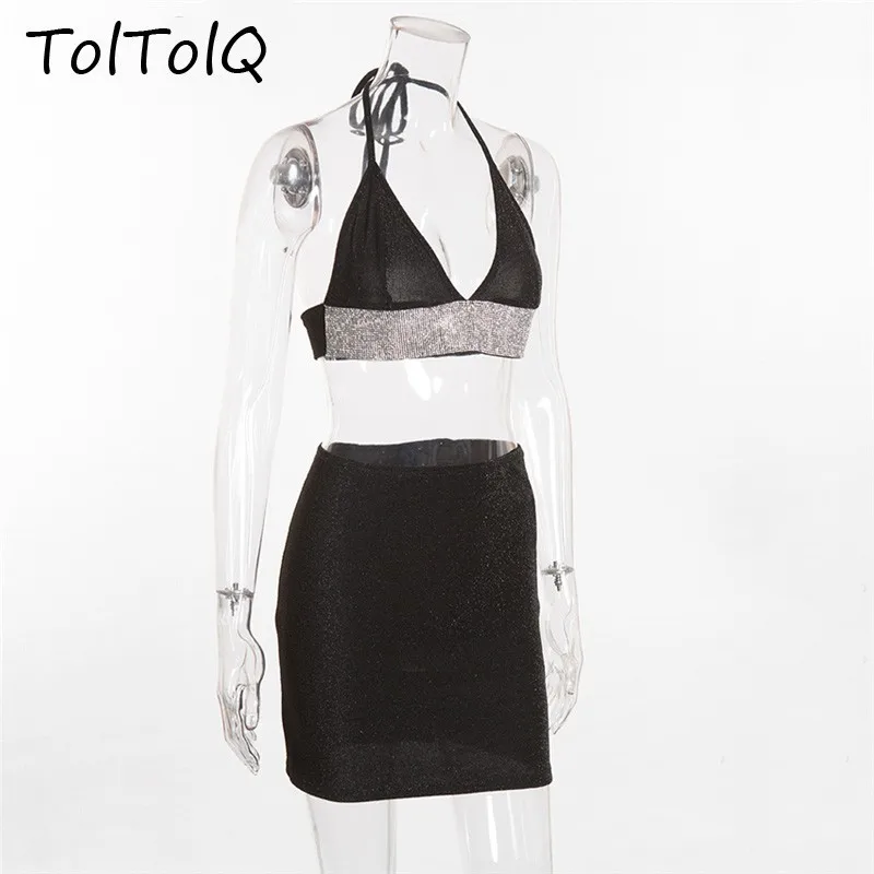 TolTolQ Новинка осени 2018 года модный трендовый комплект из двух предметов для