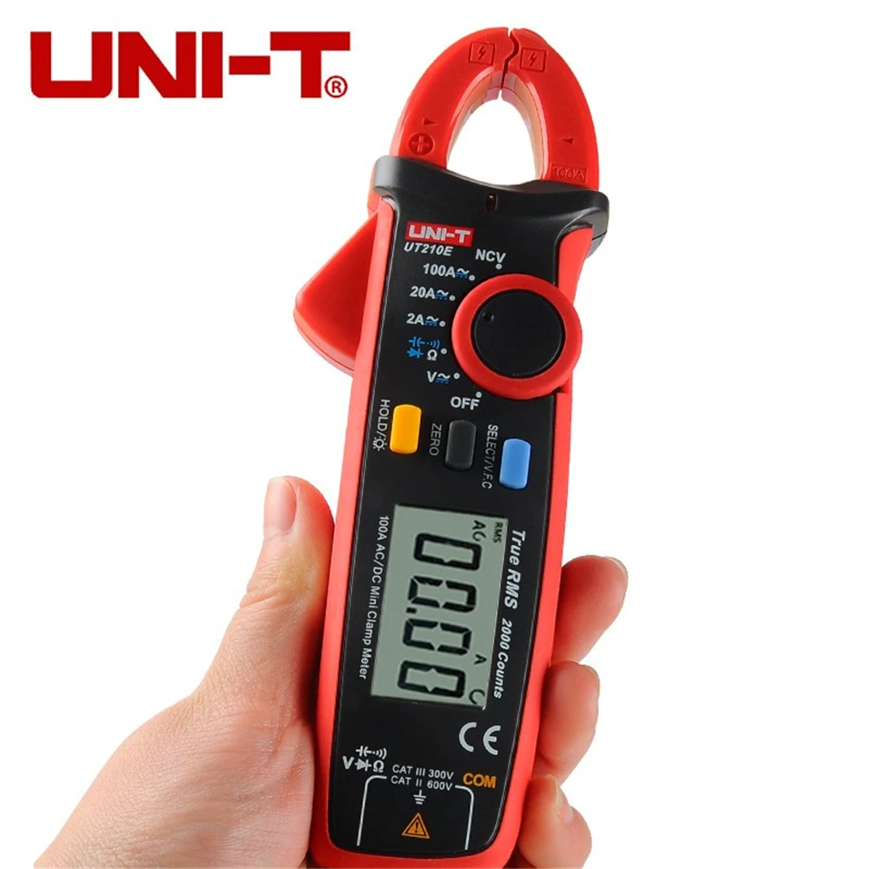 UNI T UT210A UT210B UT210C UT210D UT210E True RMS мини цифровой зажим метров AC/DC тока Напряжение Авто