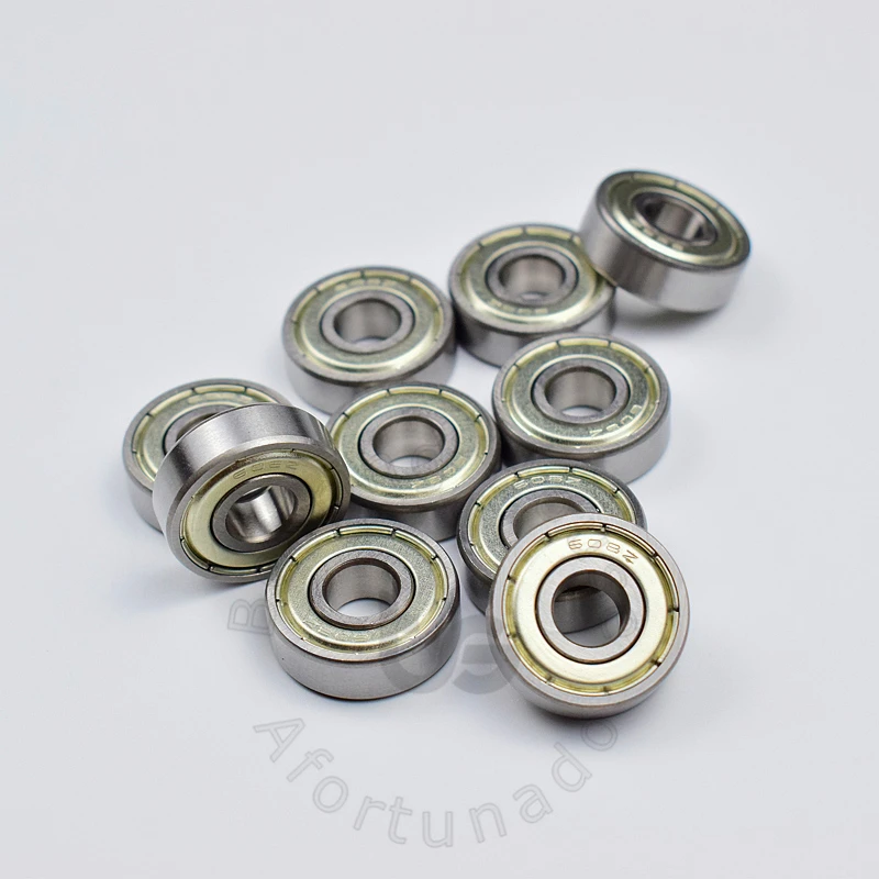 608 608ZZ 8*22*7(мм) 10 штук Подшипник ABEC-5 подшипники металлический герметичный Подшипник 608 608Z 608ZZ хромированные стальные подшипники