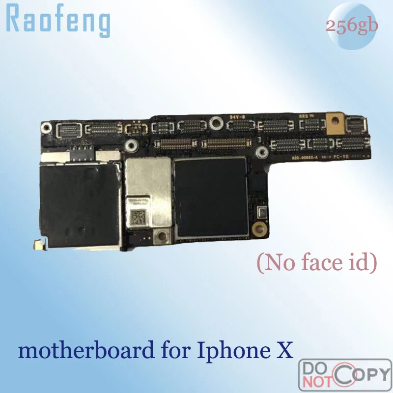 Материнская плата Raofeng для iphone X 256 ГБ с системой ios без Face id|Материнские платы