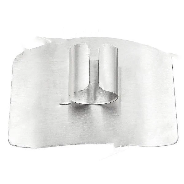 HotGoods Novel Cutting Vegetable Stainless Steel Finger Guard - Silver |