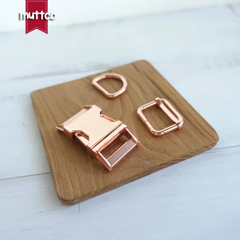 (Металлическая пряжка + Регулируемая D образное кольцо/набор) ошейник для собаки