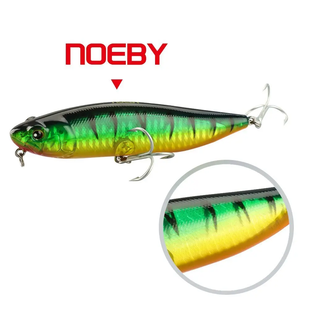 Твердая приманка карандаш NOEBY Topwater 115 мм/25 5 г острые и прочные французские тройные