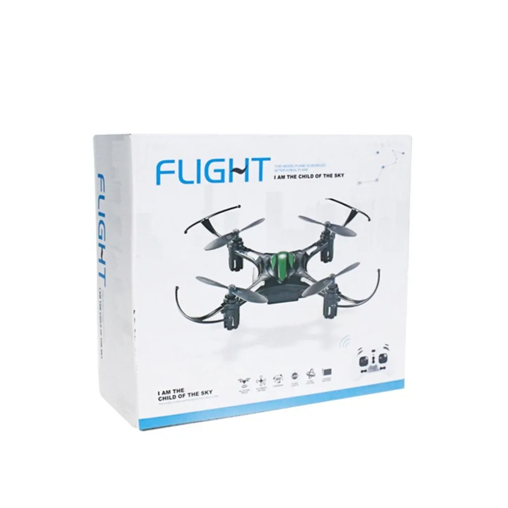2.4G RC Drone 4CH 4-Axis Quadcopter with LED Light 3D Flip One Key Return Altitude Hold Headless Mode Helicopter | Игрушки и хобби