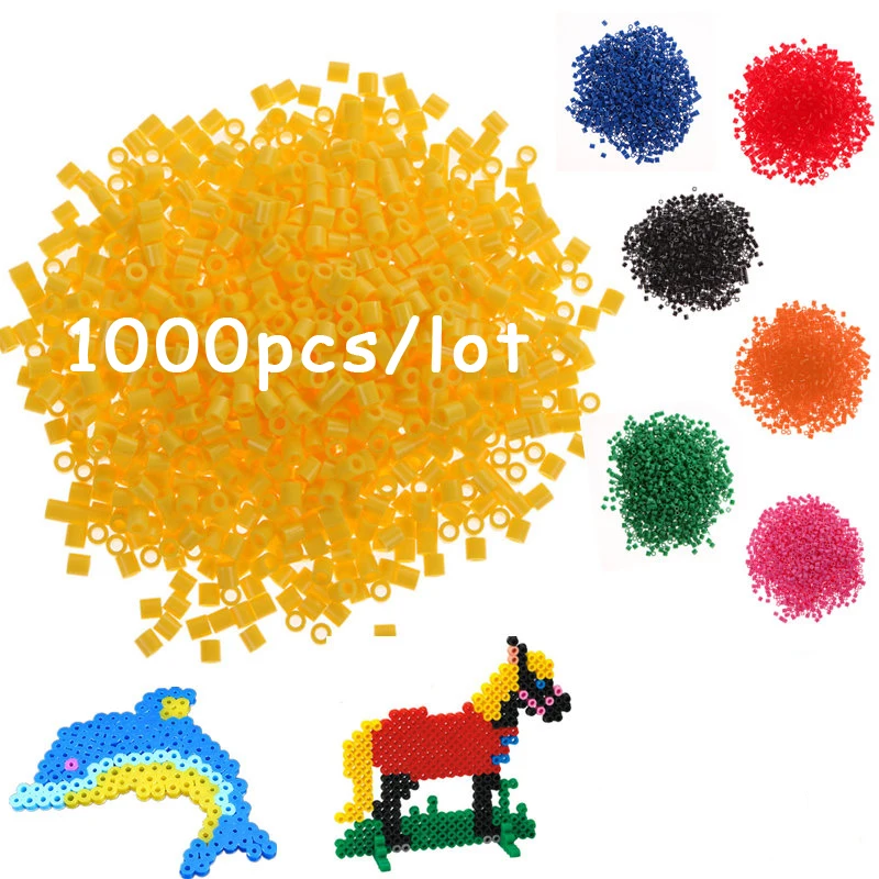 DOLLRYGA 1000 шт./лот 2 6 мм Hama Bead Perler Toy Kid Craft Fun DIY Intelligence образовательная доска для