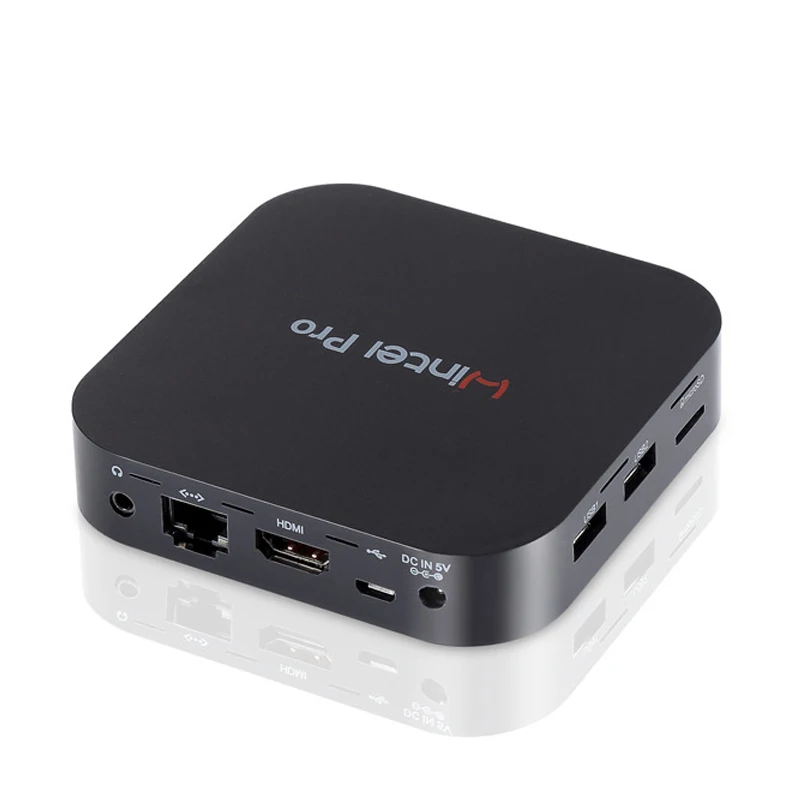 Wintel pro мини ПК intel atom X5-Z8350 1,92 ГГц четырехъядерный 2 ГБ/32 ГБ 4 ГБ/64 Гб wifi BT4.0 RJ45 100 м LAN tv Box WIN10 Wintel W8 Pro